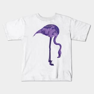 Purple Flamingos Kids T-Shirt